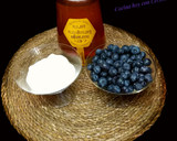 Foto del paso 1 de la receta: Postre individual de arándanos, yogur y miel