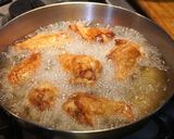 A picture of step 4 of Mongolian chicken wings.