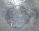 A picture of step 3 of Danwake with hot liver sauce.