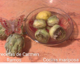 Foto del paso 1 de la receta: Alcachofas en salsa con jamón