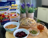 รูปขั้นตอนการทำที่ 1 ของ มูสลี่บาร์ (Muesli Bar)