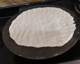 A picture of step 3 of Rice Flour Bhakri.