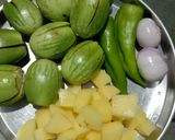 ભરેલા રીંગણ બટાકા નું શાક કુકર મા (Bharela Ringan Bataka Shak In Cooker Recipe In Gujarati) રેસીપી સ્ટેપ1ફોટો