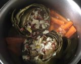 Foto del paso 6 de la receta: Alcachofas rellenas de ajos y jamón