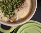 Une image de l'étape 2 de Oeufs cocotte vapeur au coeur coulant, lardons fumés et son jardin de saison.