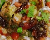 A picture of step 6 of Samosa Chana Chat.