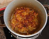 A picture of step 6 of Fish curry saved with fried onion rice.