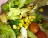 Gambar langkah 2 resipi Salad Ayam.