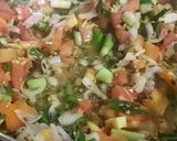 A picture of step 3 of Gobhi aloo.