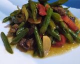Foto langkah ke 5 dari resep Tumis kacang panjang daging paprica.