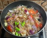 A picture of step 2 of Deghi Mutton Karahi.