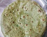 पालक की रोटी(palak ki roti recipe in hindi) रेसिपी चरण 4 फोटो
