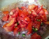A picture of step 4 of Paneer bhurji.