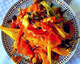 Foto del paso 7 de la receta: Ensalada de pimientos asados en salsa invertida del mismo asado