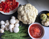 Foto del paso 1 de la receta: Arroz sequito de coliflor 🥦 y verduritas, exprés