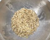 A picture of step 1 of Oatmeal chicken nuggets.
