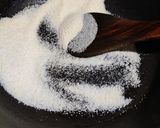 A picture of step 1 of Semolina Ladoos.