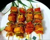 A picture of step 4 of Paneer Tikka.