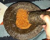 A picture of step 3 of Raw Mango pachadi.