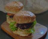A picture of step 7 of Amaranth Burger.