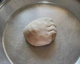 A picture of step 2 of Jowar Bhakri and pithla.