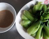 Hình bước làm 5 của món Cải thìa luộc chấm chao