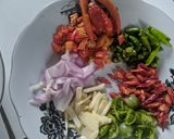 Foto langkah ke 2 dari resep Ikan Asin Peda Daun Kemangi Nikmat.