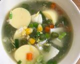Foto langkah ke 5 dari resep Sup tofu telur.