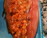 Foto del paso 1 de la receta: Trucha rellena de calabacín
