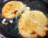 A picture of step 4 of Pineapple Malpua.