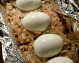 Фото кроку 2 до Мясной рулет с капустой и вареным яйцом в духовке.