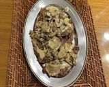 Foto del paso 3 de la receta: Entrecot con salsa de puerros y champiñones