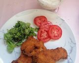 Foto del paso 4 de la receta: Trocitos de pollo rebozados con queso crema y ajo y perejil