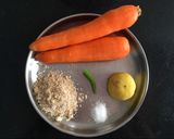 A picture of step 1 of Carrot salad.