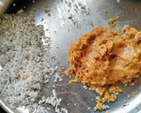 A picture of step 3 of Wheatflour jaggery Laddu.