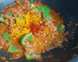 A picture of step 3 of Soya bean masala.