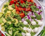 A picture of step 2 of Italian salad.