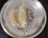 A picture of step 2 of Sabhudana kabab.
