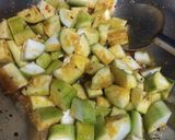 A picture of step 3 of Galka besan ganthiya sabji.