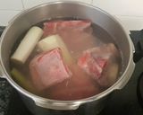 A picture of step 2 of Grandma's Valencian Puchero.