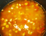 Foto del paso 3 de la receta: Sopa de ensaladilla de verduras con arroz y algo más