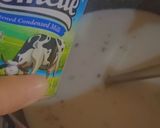 A picture of step 3 of Caramel Firni.