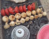 عکس مرحله 1 از دستور مزه دار کردن قارچ و ماهی کبابی