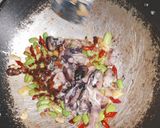 Foto langkah ke 3 dari resep Cumi asin tumis pete.
