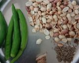 A picture of step 2 of Sabudana vada.