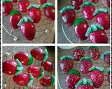 A picture of step 9 of Amy's Little Strawberry Sponge Cakes ..