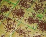 Foto langkah ke 8 dari resep Bolu sekat Pandan oven tangkring.
