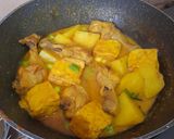 Foto langkah ke 5 dari resep Ayam Kentang Tahu.
