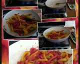 A picture of step 1 of AMIEs Sweet PEPPERs Stewed with Tomatoes.
