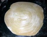A picture of step 6 of lachhha paratha.